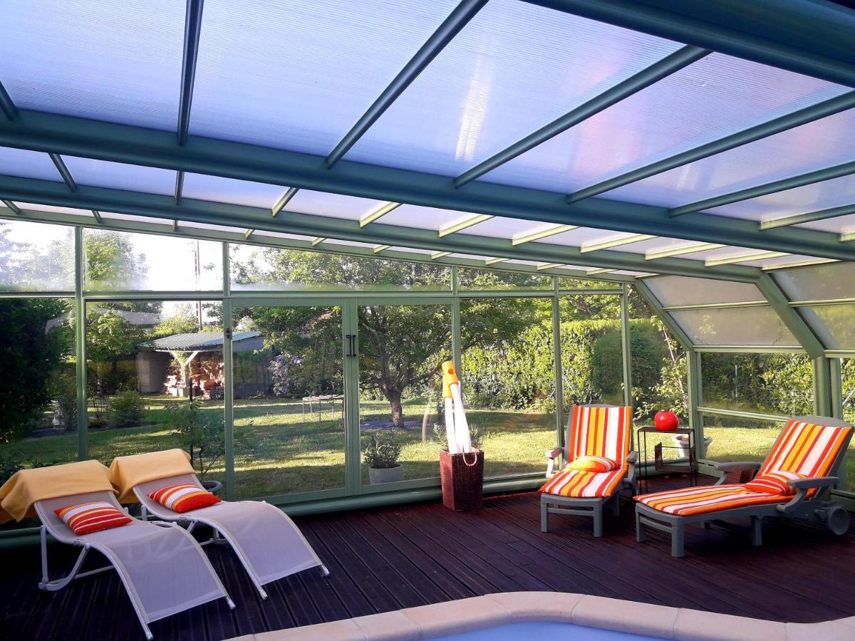 Coulaines Chambre D'Hote Avec Piscine Couverte المظهر الخارجي الصورة